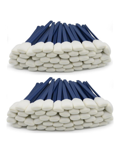 Hisopos de limpieza de espuma Wellgler 100 piezas 128mm