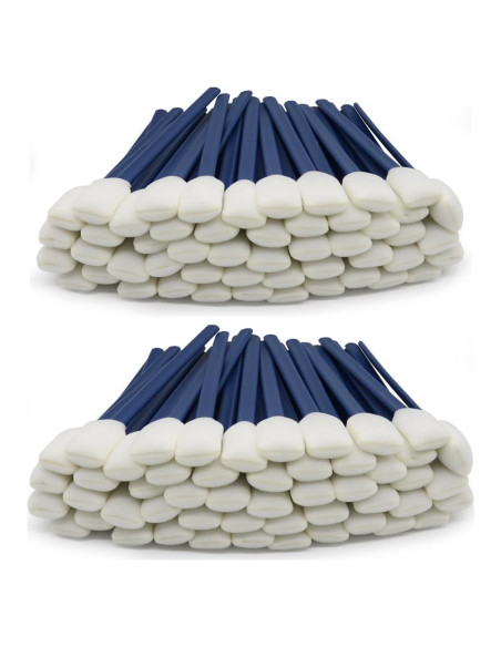 Hisopos de limpieza de espuma Wellgler 100 piezas 128mm