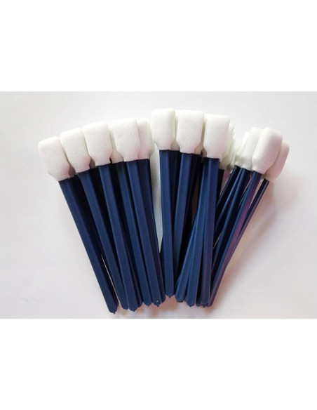 Hisopos de limpieza de espuma Wellgler 100 piezas 128mm