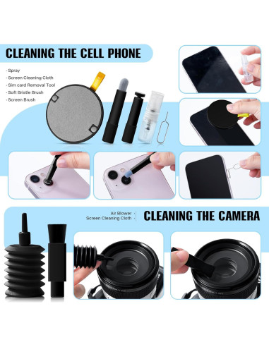 Kit de Limpiador Multifuncional Shmian 20 en 1 para Electrónicos