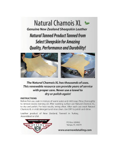 Chamois Natural XL EVER NEW 0.6 m Piel de Oveja Nueva Zelanda 2