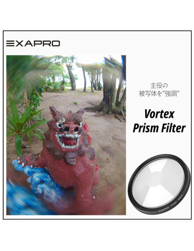 Filtro Clip EXAPRO con Filtro Prisma Vortex 49mm para Smartphone