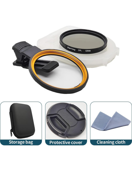 Filtro CPL 52mm DREMECH para Cámara de Teléfono Móvil