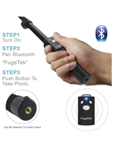 Control Remoto Bluetooth Fugetek FT-560 para Monopod
