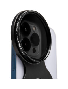 Kit Montura Filtro Tiffen 58mm con Polarizador Circular para iPhone 2