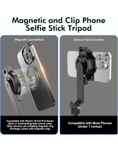 Trípode Magnético EUG-PRODUCTS 61cm para Teléfonos y Selfie Stick 2