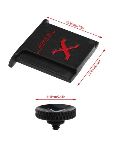 Tapa de zapata caliente y botón de obturador Crear Idea para Fujifilm