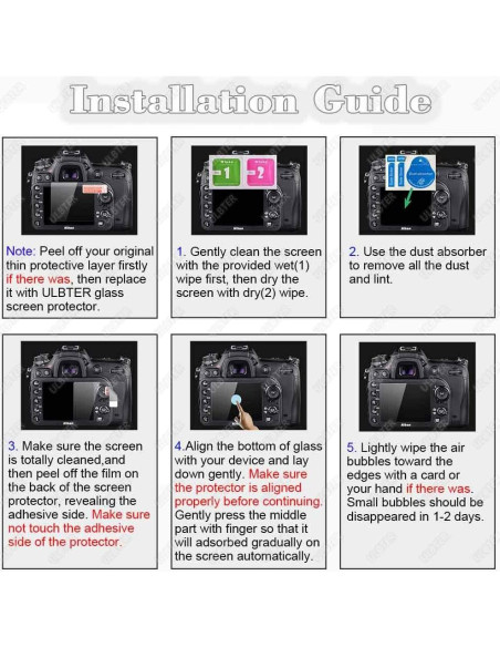 Protector de Pantalla LCD 9H y Cubierta Zapata Fría BTER G7 G8