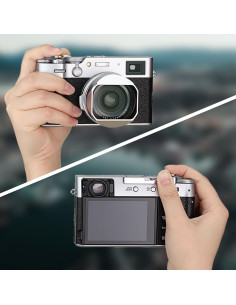 Agarre Thumbs Up Haoge THB-X2S Plata para Fujifilm X100V/X100VI 2