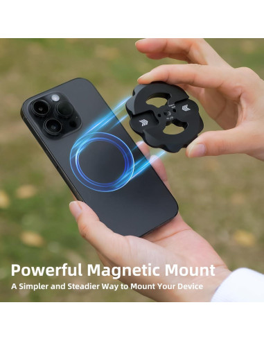 Adaptador de Montaje Magnético para Teléfono Sunflower 1/4-20