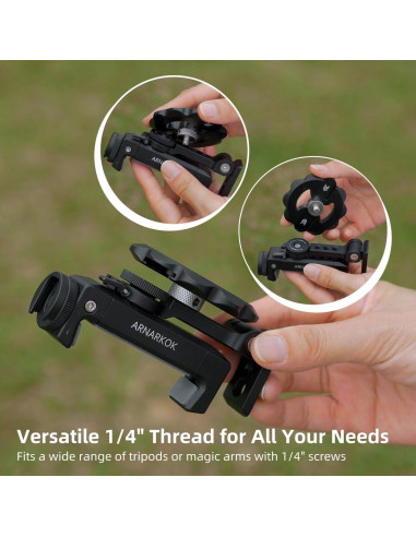 Adaptador de Montaje Magnético para Teléfono Sunflower 1/4-20