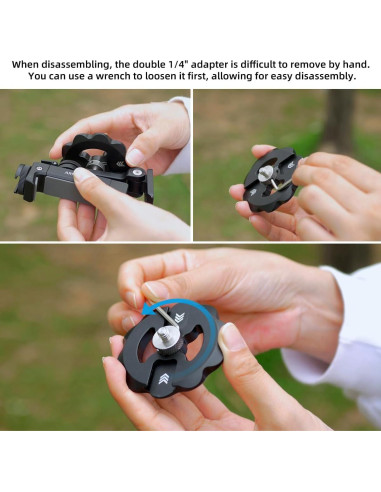 Adaptador de Montaje Magnético para Teléfono Sunflower 1/4-20