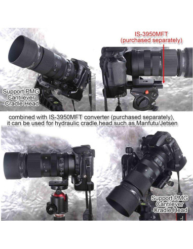 Soporte de Collar de Lente iShoot para Sigma 100-400mm