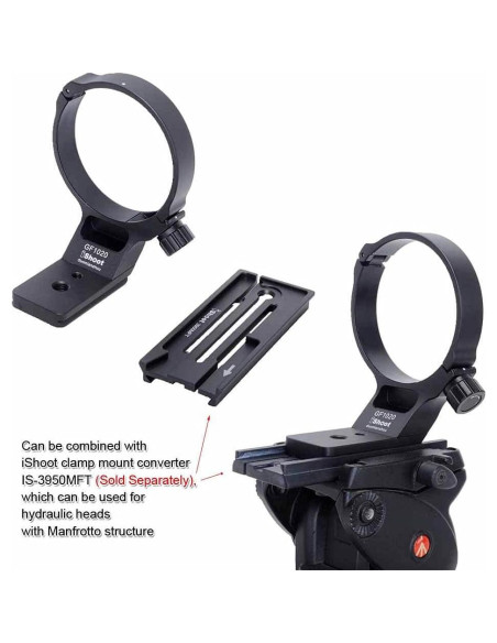 Anillo de Montaje de Trípode iShoot para Fujifilm GF 100-200mm y 250mm