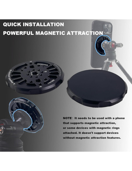Adaptador de Montaje Magnético FOMOZER ME60 para iPhone