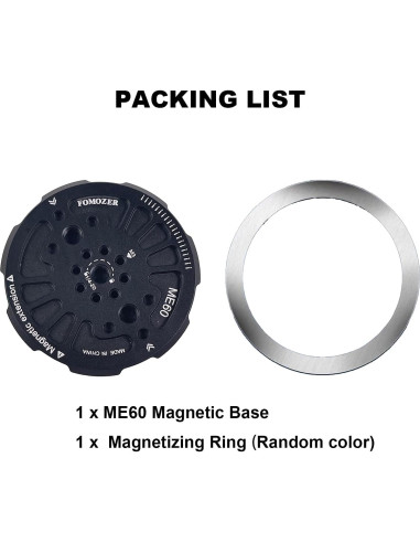 Adaptador de Montaje Magnético FOMOZER ME60 para iPhone