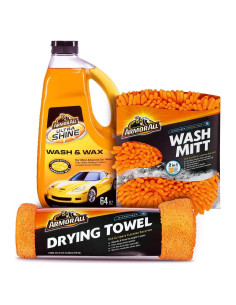 Kit de Lavado de Autos Armor All - Jabón, Mitón y Toalla Microfibra