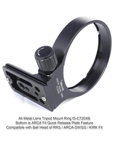 Anillo de Montaje en Trípode iShoot 78mm para Canon Lentes