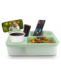 Bandeja Soporte para Tazas MEKOTRIN Verde Rotatoria