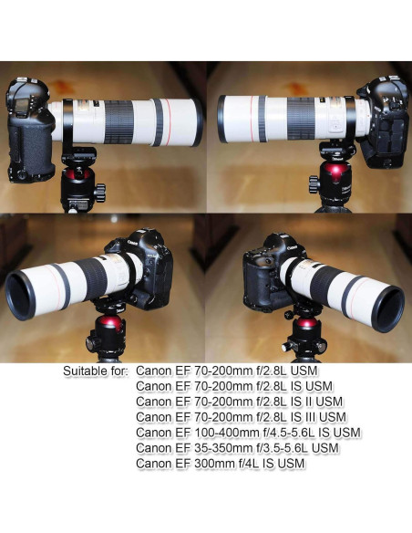 Anillo de Montaje en Trípode iShoot 78mm para Canon Lentes