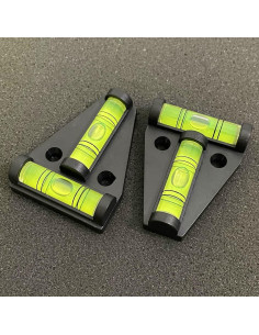 Nivel de Burbuja T ZUJHPYMI 4 Piezas con Tornillos 2