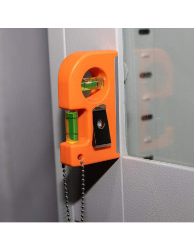 Nivel Burbuja Mini Baluue 4 Pcs 8.5x4.5cm Naranja