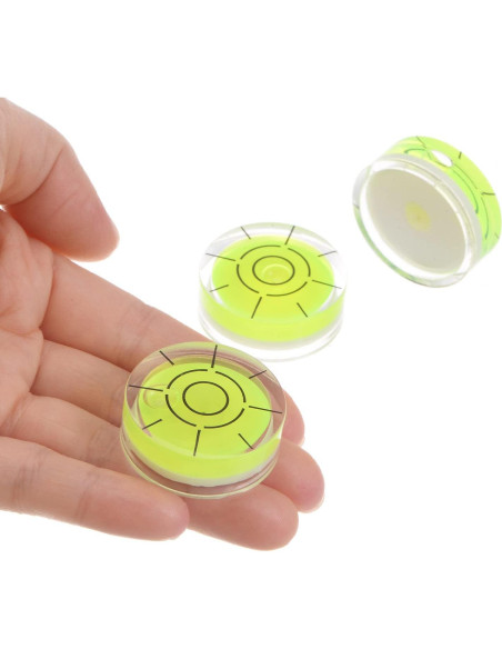 Nivel de Burbuja Circular HARFINGTON 32mm x 12mm Lima