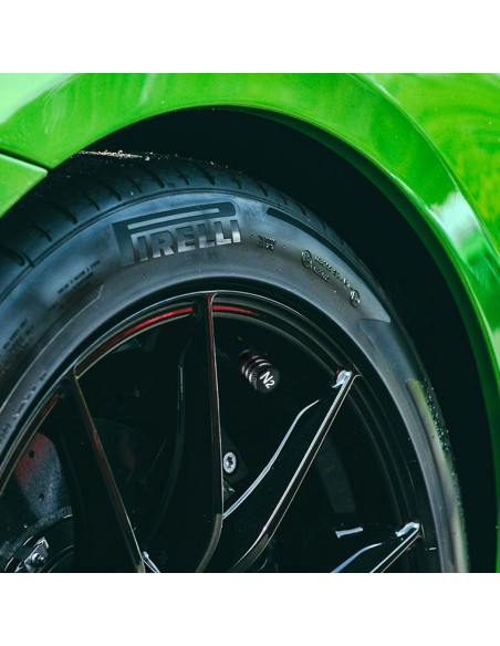 Tapas de Válvula de Neumático DECURCAR N2 Nitrógeno - Paquete de 5