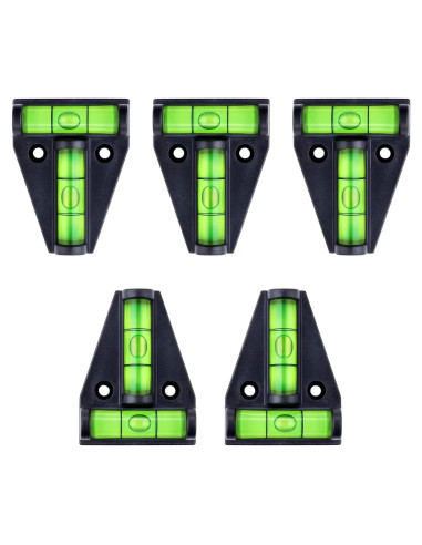 Nivel de Burbuja T Multipropósito Winnsty 5 Pcs Verde