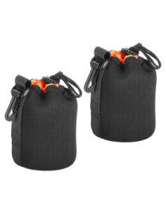 Bolsa para Lentes de Cámara PATIKIL Neopreno 2 Pcs 8.4x14cm