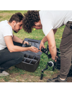 Bolsa de Inserción para Cámara DSLR Koolertron Negra 33x23x16cm 2