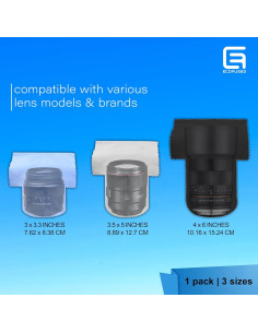 Bolsas de Lente de Microfibra Eco-Fused - Paquete de 4 2