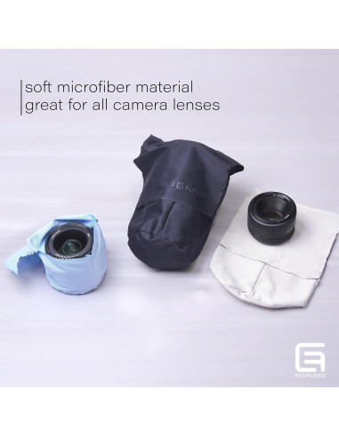 Bolsas de Lente de Microfibra Eco-Fused - Paquete de 4