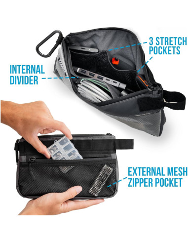 Bolsa Organizadora de Accesorios GOBAGS - Pequeña Negra