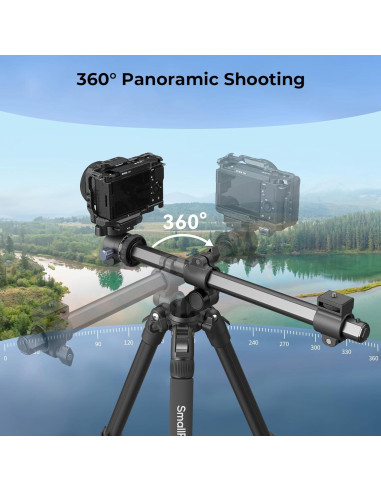 Trípode Horizontal SmallRig CT25 164cm para Cámara y Smartphone