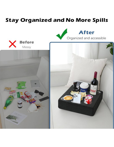 Soporte para Tazas MoKo 33cm x 33cm Organizador Sofá