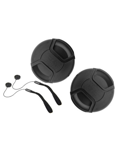 Funda de tapa de lente 46mm Snap-on para Nikon y Panasonic - Paquete de 2