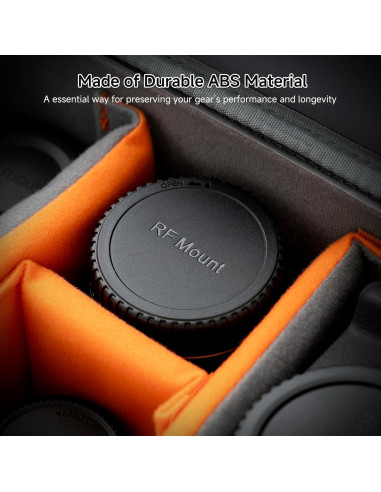 Tapa de lente y cuerpo para cámara Canon RF - 3 Paquetes