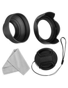 Juego de parasoles 58mm Funifunds: tulipán y goma colapsable