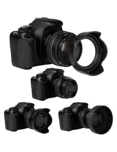 Juego de parasoles 58mm Funifunds: tulipán y goma colapsable 2