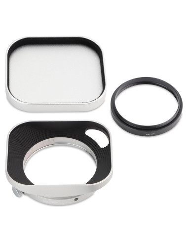 Gorro de lente cuadrado Haoge para Fujifilm XF27mmF2.8 R WR