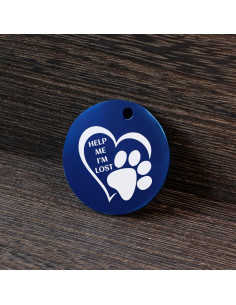 Etiqueta Identificación Personalizada Perro MYLUCKYTAG Acero Inoxidable QR 2