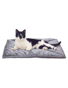 Almohadilla Autocalentable Furhaven ThermaNAP para Gatos y Perros