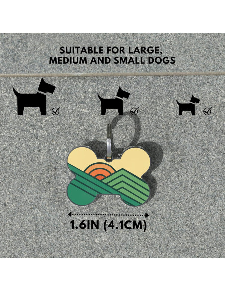 Etiqueta de identificación para mascotas KEKID con código QR