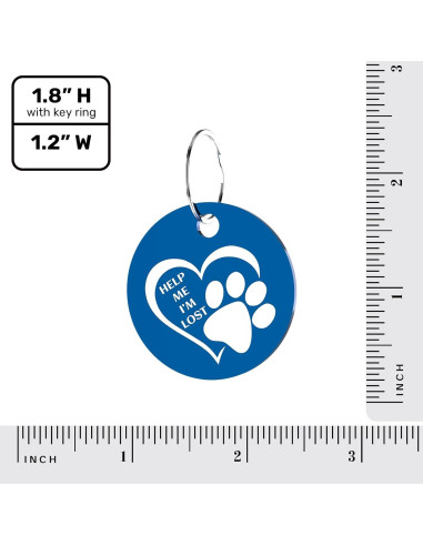 Etiqueta Identificación Personalizada Perro MYLUCKYTAG Acero Inoxidable QR