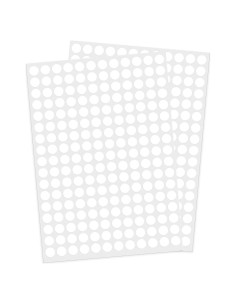 2040 Etiquetas Redondas Autoadhesivas YIKIADA 10 mm Blancas