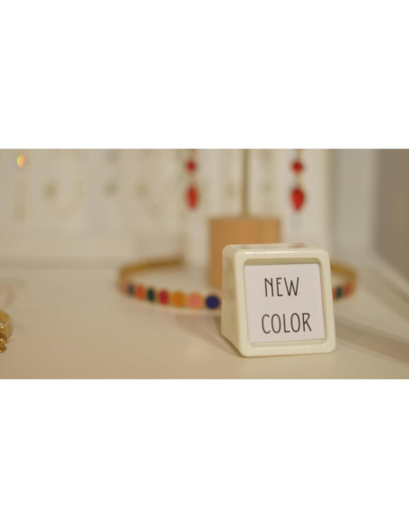 Juego de 10 Soportes de Precio de Cerámica Genérico - 3.5x3.5 cm