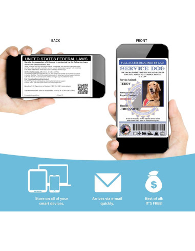 Identificación de Perro de Servicio XpressID - Paquete PRO