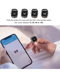 Contador Digital de Dedo Ciciglow con App BT 5.1 y Pantalla 0.49" 2
