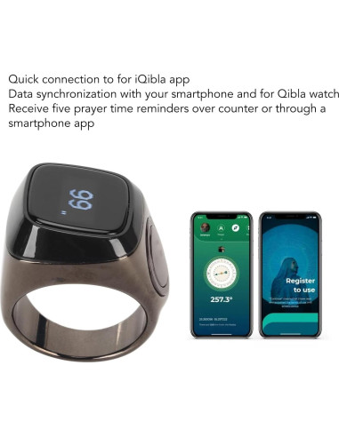 Contador Digital de Dedo Ciciglow con App BT 5.1 y Pantalla 0.49"